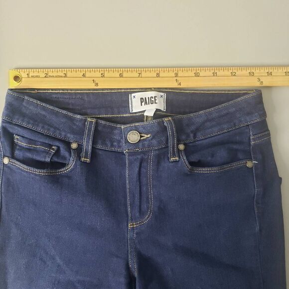Paige Women's Skyline Skinny Blue Jeans Size 27 - Picture 5 of 14